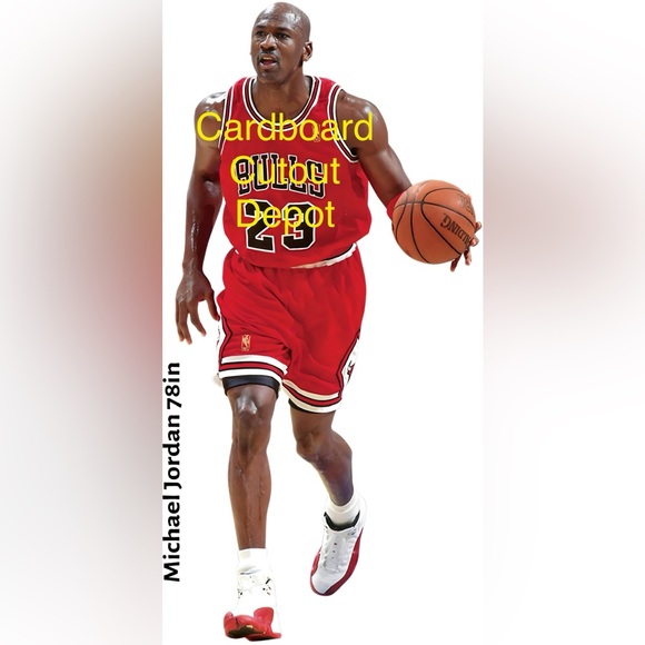 Michael Jordan Life Size Cardboard Cutout with FastFREE Shipping!LAST ONE